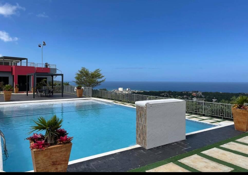 Villa La Rosa With Spectacular View Of Ocho Rios Zewnętrze zdjęcie